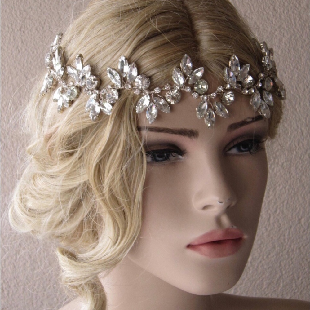Wedding crystal headband/ Bridal Hairband